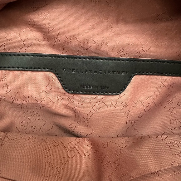 ❌SOLD❌ Stella McCartney Small Black Faux Leather Falabella Star Backpack - Picture 8 of 10